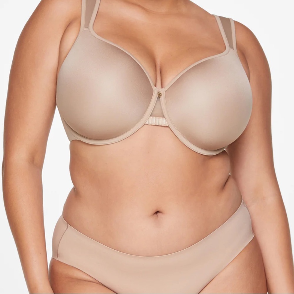 Like New ThirdLove Perfect Coverage Bra Memory Foam Womens Size 40D Taupe Comfy